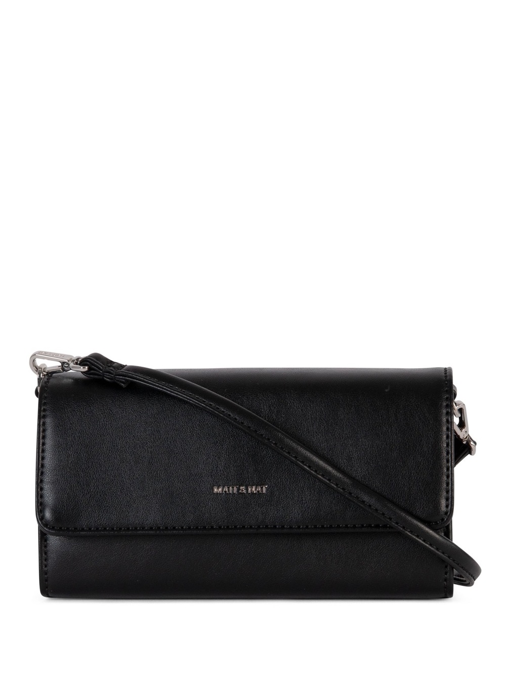 Matt & Nat Drew Full Crossbody Bag - Black Vegan Leather Small Purse